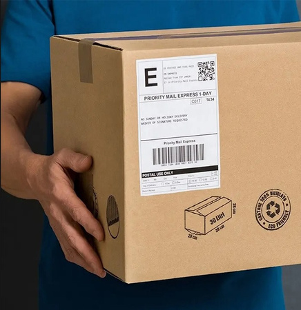 ETYKIETY TERMICZNE PREMIUM 100x150 BIAŁE DO DRUKAREK TERMICZNYCH 500 SZTUK
