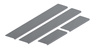 Progi One Line BMW X6 E71 SUV 5 2010-2013 - Połysk