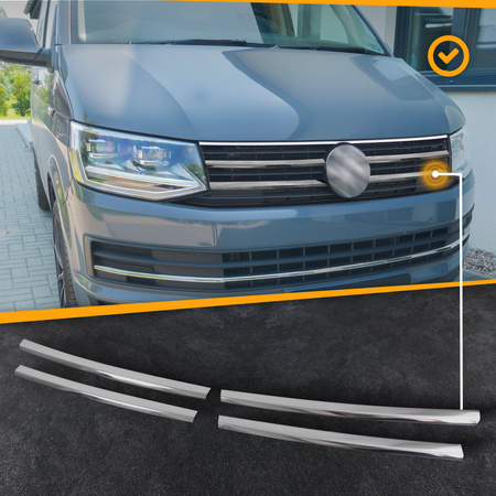 Listwy atrapy przedniej Volkswagen Transporter 2015-2019