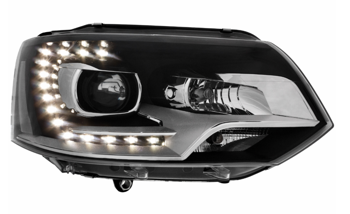 Lampy przednie VW T5 2010-15 Xenon Look DRL DEPO