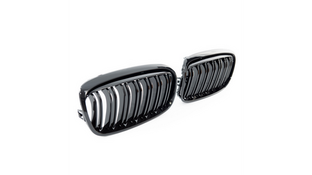 Grill sportowy podwójne żeberka Gloss Black BMW 2 F45 przed liftem 2014-2018