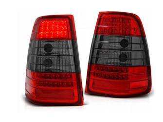 Lampy tylne diodowe MERCEDES W124 KOMBI 85-95 RED SMOKE