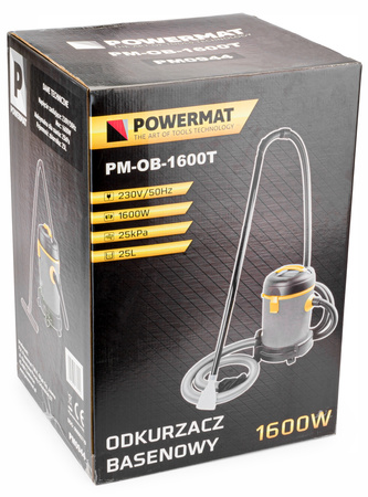 Odkurzacz wielofunkcyjny basenowy 1600W 25L PM-OB-1600T