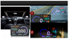 Wyświetlacz projektor LED LCD HUD OBD2 5.5 ZEGARY