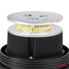 Lampa ostrzegawcza błyskowa kogut 39 LED magnes R65 R10 12V 24V W02m AMIO-02300