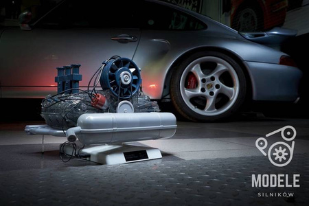 Porsche 911 BOXER - model silnika do składania