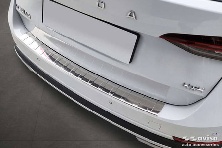Osłona nakładka tylnego zderzaka do Skoda Octavia 4 Scout