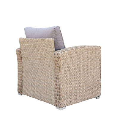 ZESTAW MEBLI OGRODOWYCH BARLETTA TECHNORATTAN TRWAŁY DUŻY NOWOCZESNY PODUSZKI STÓŁ DO OGRODU NA TARAS DLA 5 OSÓB