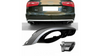 Tylny dyfuzor wraz z końcówkami wydechu AUDI A6 C7 przed liftem 2012-2015