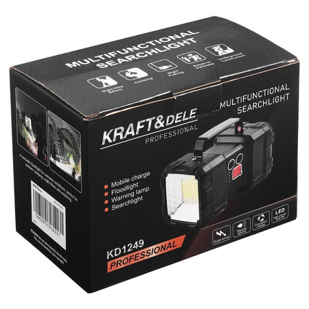 Latarka LED akumulatorowa Powerbank KD1249