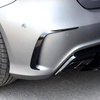 AERO FLAPS LOOK AMG MERCEDES W176 BLACK TYŁ