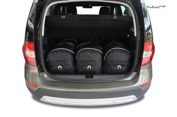SKODA YETI 2009-2017 TORBY DO BAGAŻNIKA 3 SZT