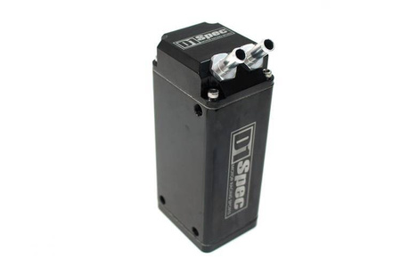 Oil catch tank 0.9L 9mm D1Spec Black Square