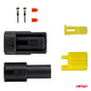 Złącze elektryczne wodoodporne zestaw 1 PIN 2.2mm AMIO-04345