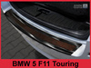 Nakładka na zderzak tylny do BMW serii 5 F11 Kombi Carbon+Stal