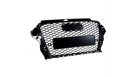 Grill sportowy Gloss Black z PDC AUDI A3 przed liftem 2012-2016