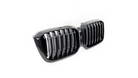 Grill sportowy pojedyncze żeberka Gloss Black BMW X3 G01 F97 X4 G02 F98 Facelift 2021-obecnie