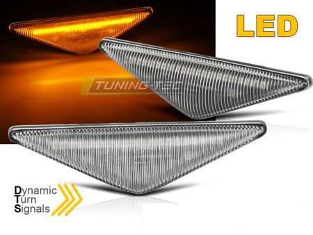 Kierunkowskazy boczne nowe  SIDE DIRECTION WHITE LED SEQ fits FORD FOCUS MK1, MONDEO MK3