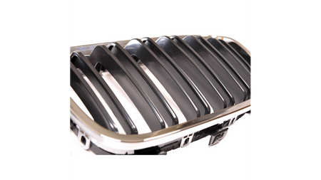 Grill sportowy podwójne żeberka Chrome & Black BMW 1 F20 F21 przed liftem 2011-2015