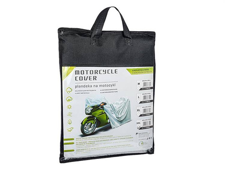 Pokrowiec na motocykl "XXL" 265x105x125 cm, 3-warstwy, odblaski