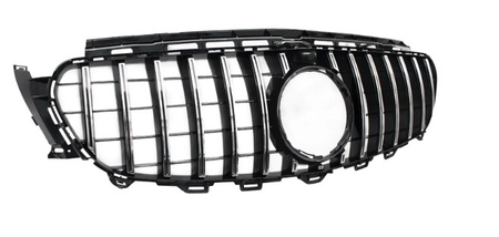 Atrapa grill Mercedes W213 czarny/chrom