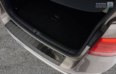 Nakładka na zderzak tylny do Volkswagen Passat B7 Kombi (Czarna)