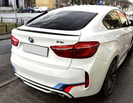 SPOILER NA KLAPĘ BMW X6 F16 15- ABS GLOSSY BLACK