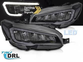 Lampy przednie do Subaru WRX 14-22 black full LED