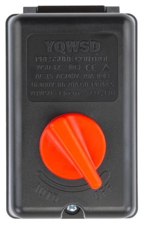 Wyłącznik ciśnieniowy do kompresora PM-KO-100T-150T-200T-230/400V-WY
