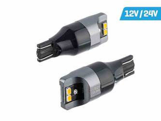 Żarówka VISION W16W (T15) 12/24V 4x 3020 SMD LED, nonpolar, CANBUS, pomarańczowa, 2 szt.
