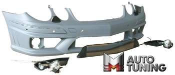 ZDERZAK MERCEDES W211 06-09 AMG PDC HALOGENY