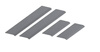 Progi 2 Line Chevrolet Cruze - Sedan/Hatchback/Kombi 4\5 2009-2016 - Połysk