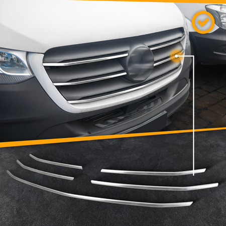 Listwy atrapy przedniej Mercedes-Benz Sprinter 2018-