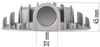 GŁOWICA CYLINDRA DO KOMPRESORA PM-KO-300T-400V-GC