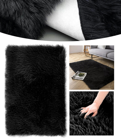 DYWAN DOKKA 50 X 150 CM MIĘKKI NOWOCZESNY DŁUGIE WŁOSIE DEKORACJA WNĘTRZA