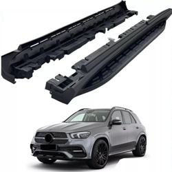 Komplet progów stopnie boczne do Mercedes W167 czarne BLACK LOOK