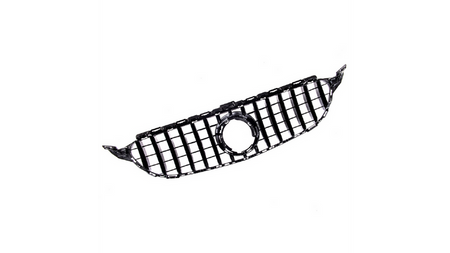 Grill sportowy GT Gloss Black MERCEDES C-Class W205 S205 A205 C205 Facelift 2018-2021