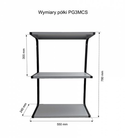 Półka garażowa PG3MCS