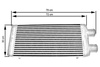 Intercooler TurboWorks 600x300x76 3" jednostronny