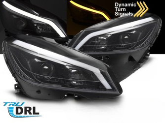 Reflektory lampy przednie TUBE LED  Mercedes W204