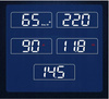 Wyświetlacz head up projektor led lcd hud obd c100