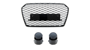Grill sportowy Gloss Black  AUDI A6 C7 (4G) Sedan Avant Facelift 2015-2018