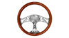 Kierownica 380mm Drewno