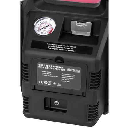 JUMP-STARTER 1200/600A 22Ah 12V+OŚW/KOMP. KD5346