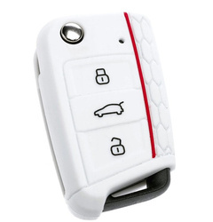 POKROWIEC NA KLUCZYK DO VW GOLF MK7/SKODA OCTAVIA III/SEAT LEON 3 BIAŁY