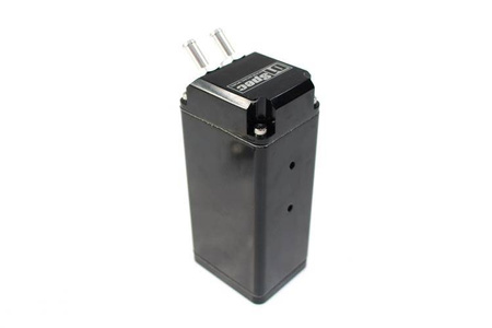 Oil catch tank 0.9L 9mm D1Spec Black Square