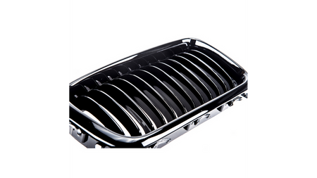 Grill sportowy pojedyncze żeberka Gloss Black BMW 7 E38 1994-2001