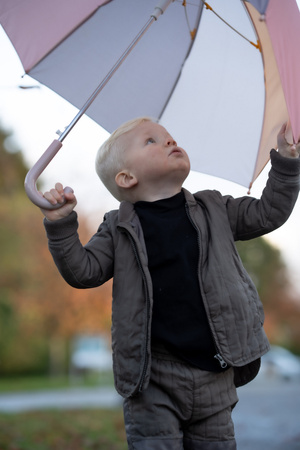 Duża Parasolka automatyczna FOLLOW the duck - Sage green