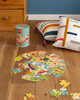 Puzzle okrągłe w tubie Apli Kids - Światowe Zabytki 5+