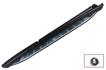 STOPNIE PROGOWE MERCEDES W167 19- LED ALU
